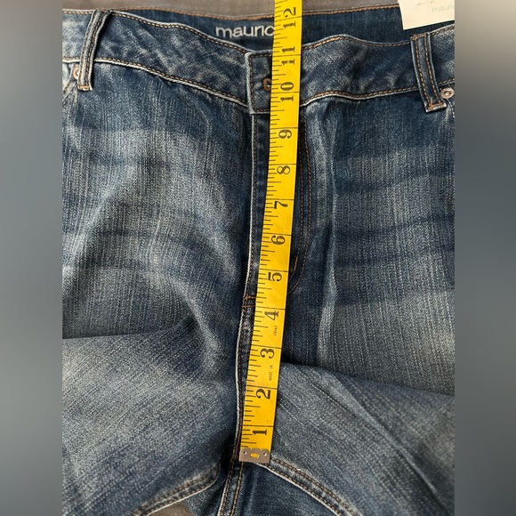 NWT Maurice’s women’s plus straight-leg mid-rise Denim Flex jeans 20 20W regular - Picture 5 of 7